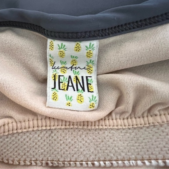 Kortni Jeane | Squared Up Swim Top Bikini High Neck Grey Size L - Picture 2 of 10